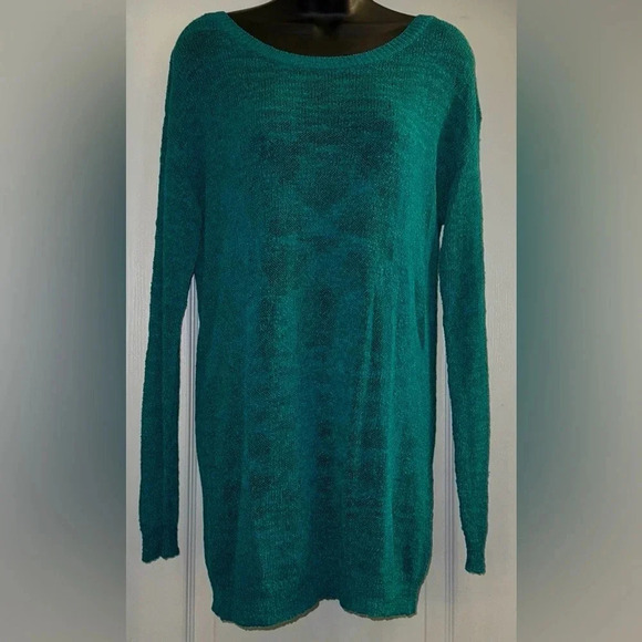 Katherine Barclay Montrel Open Knit Pullover Sweater Top - Picture 1 of 7